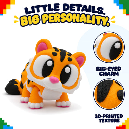 15-Pack Mini Animal Friends with Clip-On Carry Case